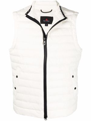 Peuterey quilted puffer gilet - White