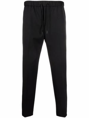 Calvin Klein drawstring tapered trousers - Black