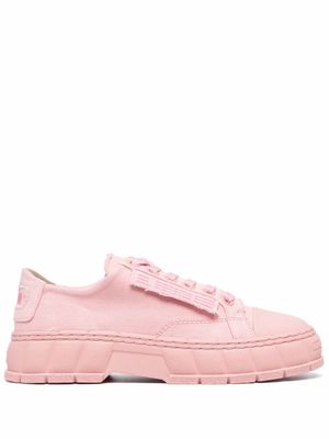 Virón chunky low-top canvas - Pink