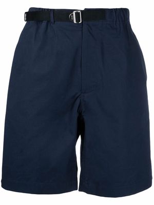 Kenzo belted-waist shorts - Blue