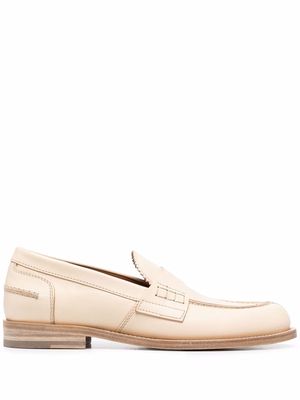Buttero shark tooth-tongue loafers - Neutrals