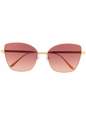 Cartier Eyewear cat-eye gradient-lense sunglasses - Gold