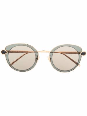 Boucheron Eyewear round-frame sunglasses - Gold