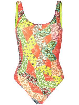 ETRO paisley-print swimsuit - Multicolour