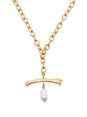 Claire English nassau gold-plated necklace