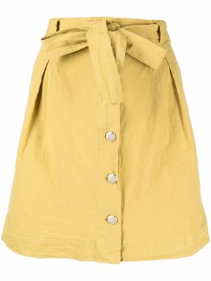 Rodebjer button-up tied skirt - Yellow