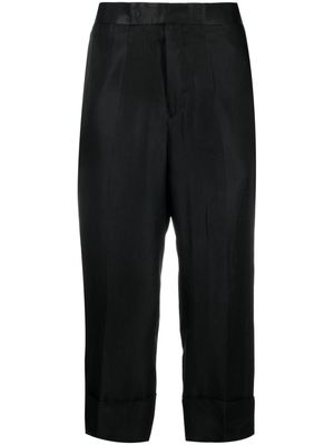 SAPIO No 9 cropped trousers - Black