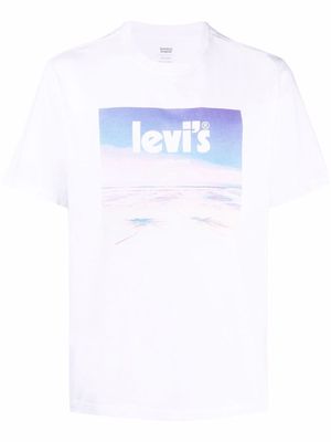 Levi's logo graphic-print T-shirt - White