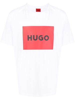 HUGO logo-print T-shirt - White