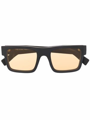 Prada Eyewear tinted square-frame sunglasses - Black
