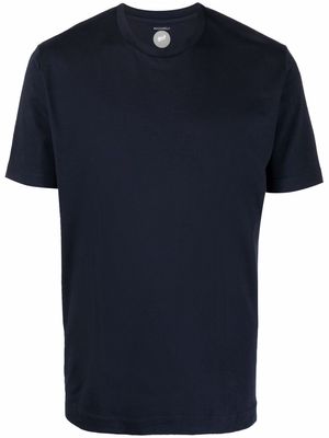 Mazzarelli round-neck cotton T-shirt - Blue