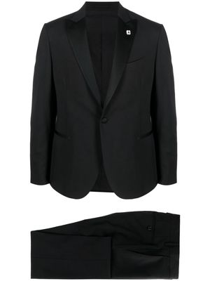 Lardini single-breasted tuxedo - Black
