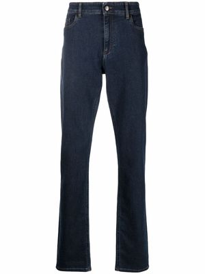 Canali mid-rise tapered jeans - Blue