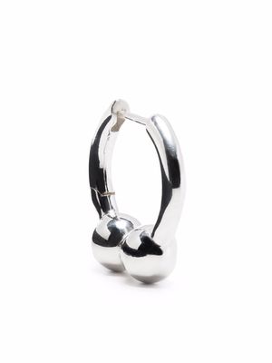 All Blues geometric single hoop earring - Silver