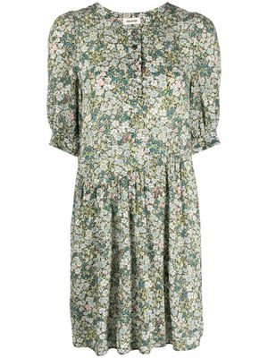 Zadig&Voltaire Risla Liberty-floral crinkle dress - Yellow