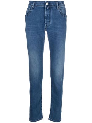 Jacob Cohen faded-effect slim-cut jeans - Blue