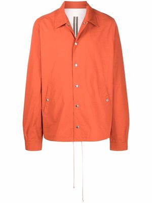 Rick Owens DRKSHDW cotton shirt jacket - Orange