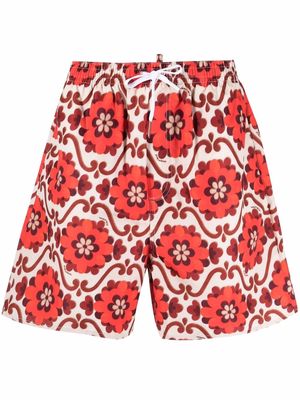 Dsquared2 floral-print swim shorts
