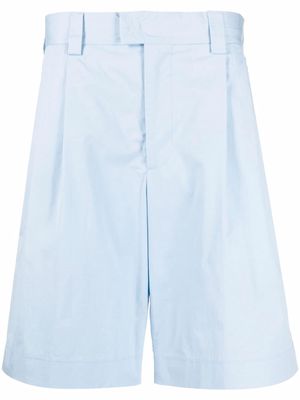 MSGM knee-length tailored shorts - Blue