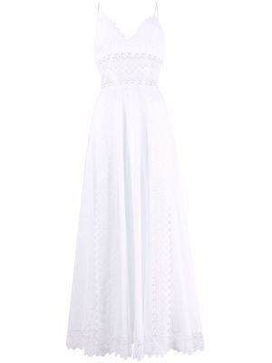 Charo Ruiz Ibiza lace-detail maxi dress - White