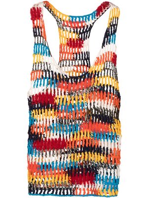 Monse crochet tank top - Multicolour