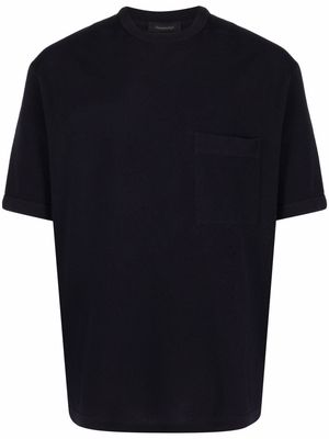 Ermenegildo Zegna patch pocket T-shirt - Blue