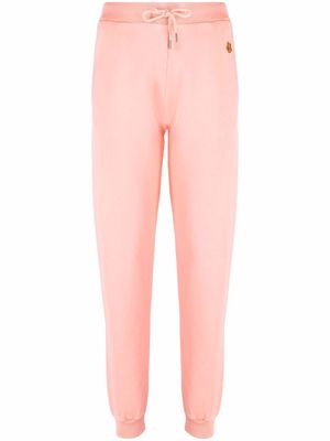 Kenzo tiger-patch cotton joggers - Pink