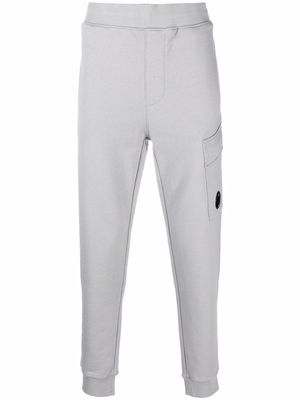 C.P. Company lens-detail cotton track pants - Grey
