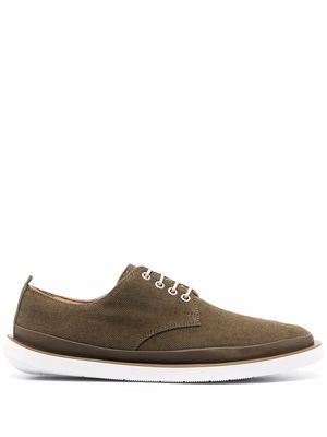 Camper round-toe lace-up sneakers - Green