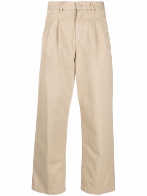 Carhartt WIP Cara pleated straight-leg trousers - Neutrals