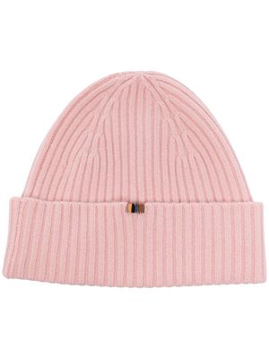 extreme cashmere chunky ribbed-knit beanie - Pink