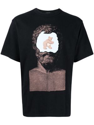 UNDERCOVER graphic-print cotton T-shirt - Black