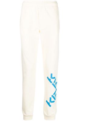 Kenzo logo-print track pants - White