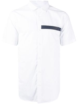 Armani Exchange logo-print shirt - White