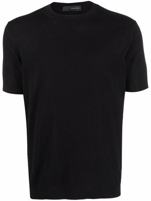 Tagliatore short-sleeved cotton T-shirt - Black