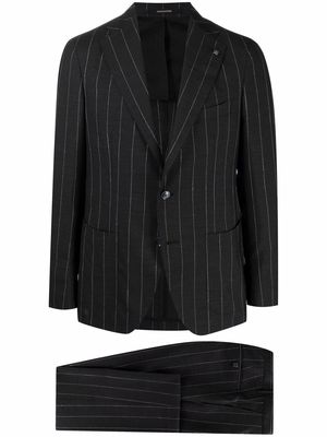 Tagliatore pinstripe-print single-breasted suit - Grey