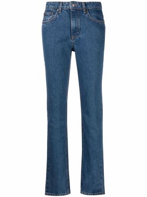 12 STOREEZ slim-cut mid-rise jeans - Blue