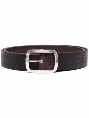 Orciani grained leather belt - Brown