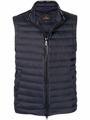 Peuterey padded zip-up gilet - Blue