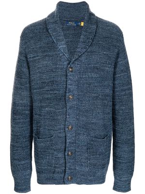 Polo Ralph Lauren marled-knit shawl cardigan - Blue