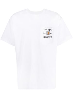 Carhartt WIP Scrambled Network short-sleeve T-shirt - White