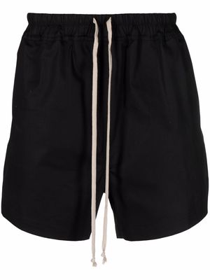 Rick Owens side-slit shorts - Black