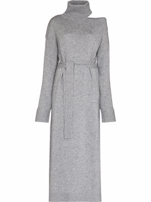 PAIGE Raundi cut-out knitted dress - Grey
