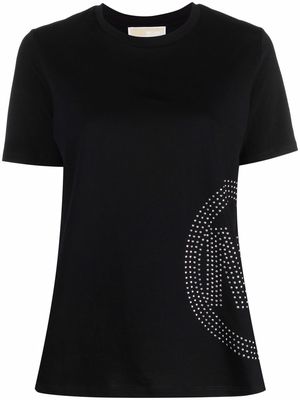Michael Michael Kors logo-embellished short-sleeve T-shirt - Black