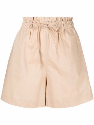 Woolrich paperbag cotton shorts - Neutrals