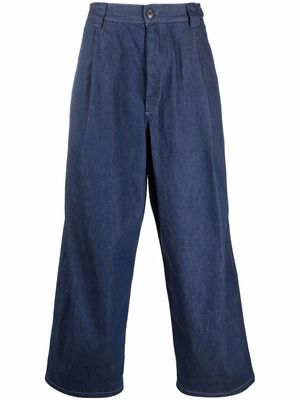 Levi's: Made & Crafted Denim Family wide-leg jeans - Blue