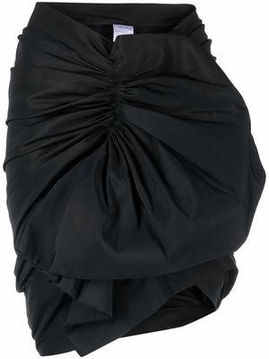 AZ FACTORY draped mini skirt - Black