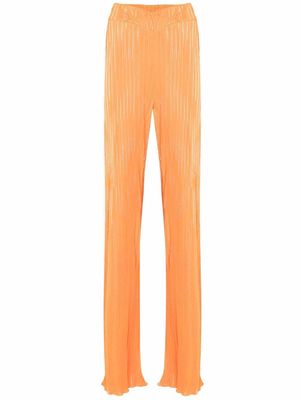 ROTATE Briella plissé trousers - Orange