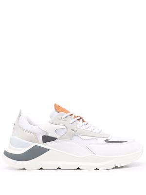 D.A.T.E. panelled low-top sneakers - White