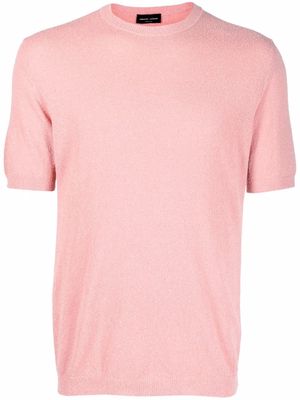 Roberto Collina crew-neck knit T-shirt - Pink